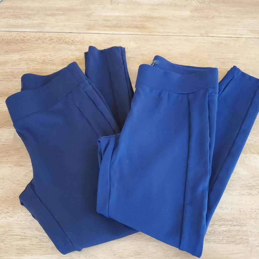 Loft leggings size small, lot of 2 navy/black